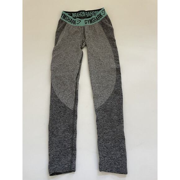 Gymshark Flex Dry Fit Leggings Women Small Gray Athletic Gym Butt Lift Athleisur - Picture 1 of 9
